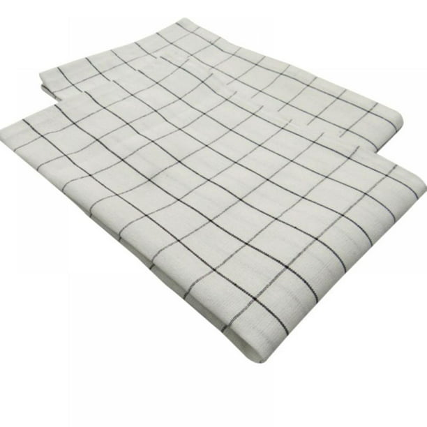 Striped Linen Towels Set of 2 Dish Cloth 40x60 cm each